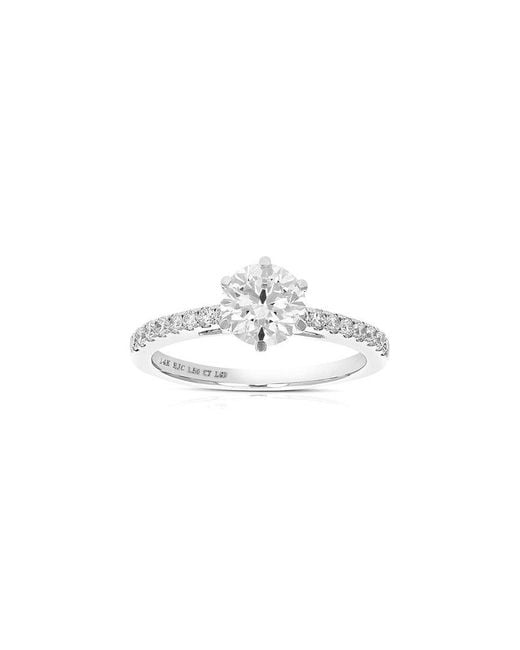 Amairah White 14K 1.50 Ct. Tw. Lab-Grown Diamond Ring