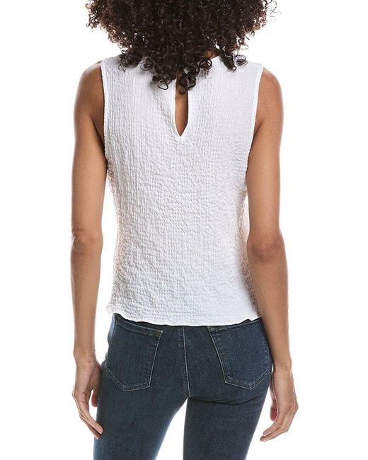 Bernardo White Crewneck Shell
