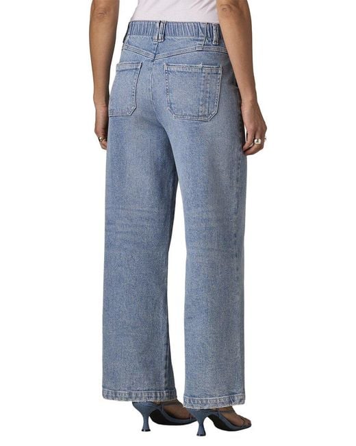 Wit & Wisdom Blue Light Artisanal Emma Skyrise Wide Leg Jean