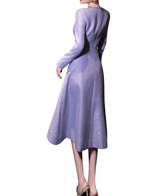 BRC By BURRYCO Purple Midi Dress