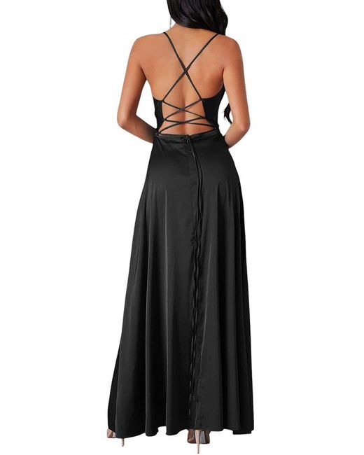 Vincent Black Maxi Dress