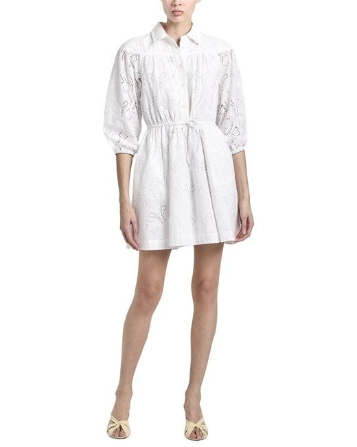 10 Crosby Derek Lam White Arbi Shirtdress