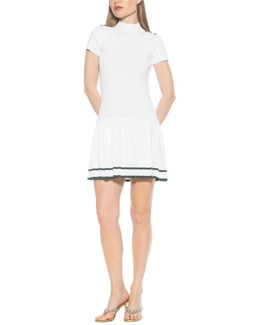 Alexia Admor White Devika Fit And Flare Dress
