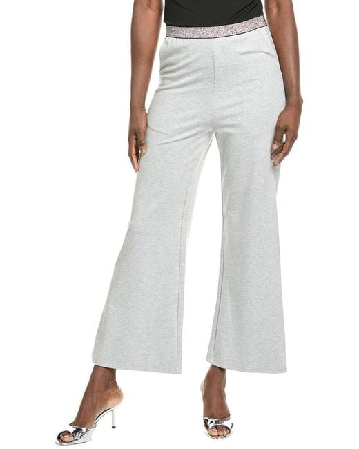 Gracia White Spangle Detail Pant