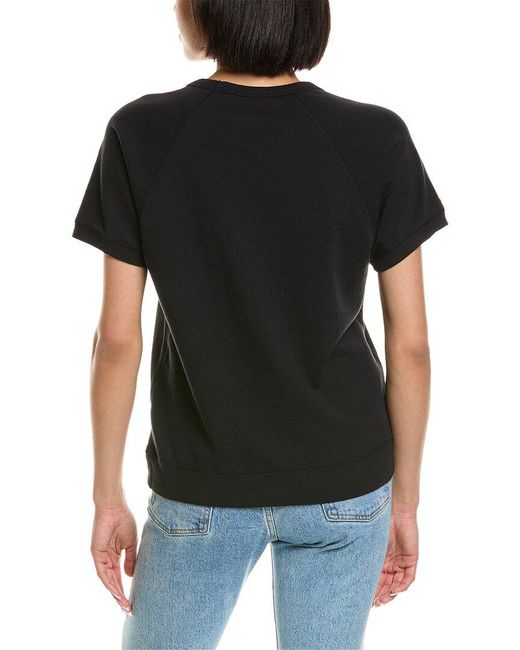 James Perse Black Raglan Pullover
