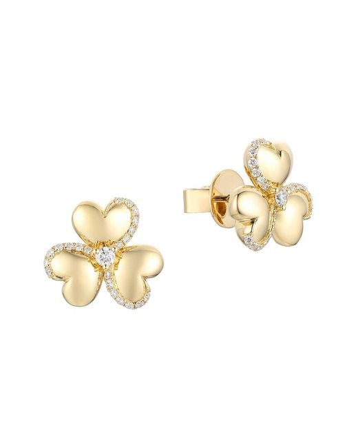 Gregg Ruth Metallic 18K 0.32 Ct. Tw. Diamond Earring