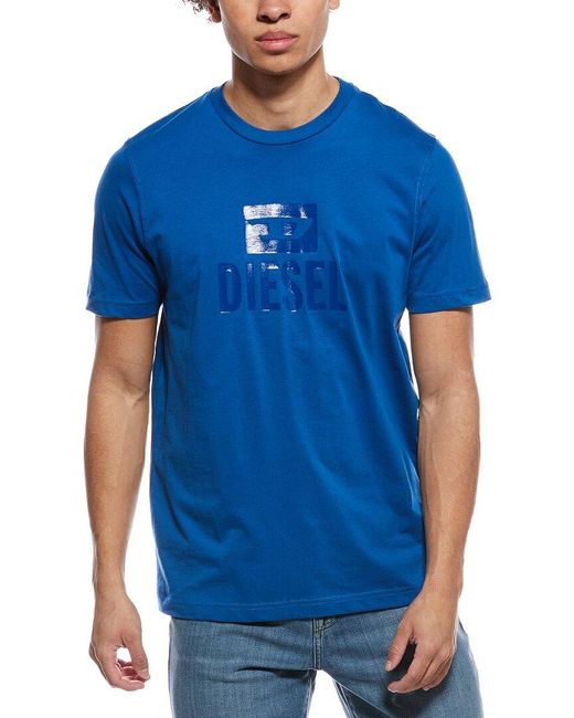 DIESEL Blue Just Tone T-Shirt for men