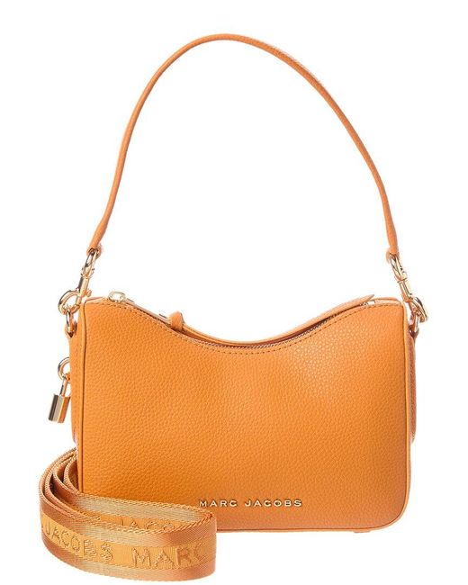 Marc Jacobs Orange Drifter Small Convertible Leather Shoulder Bag