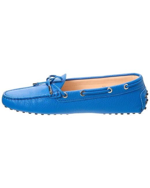Tod's Blue Tods Leather Driver