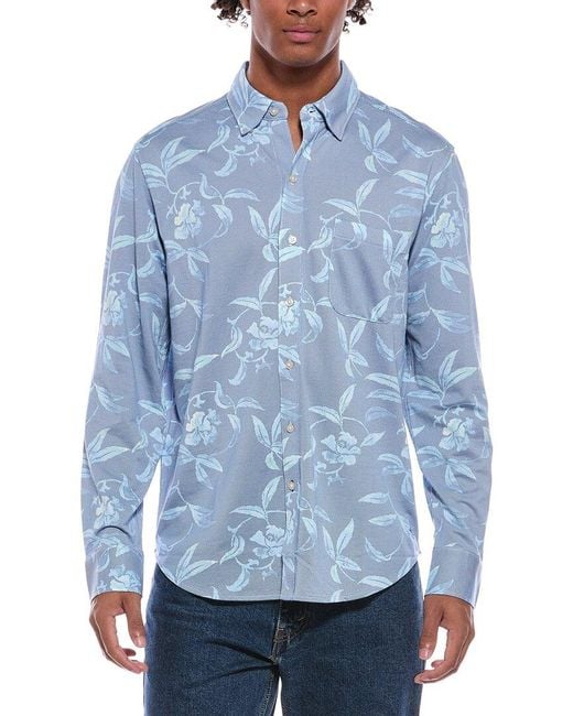 Tommy Bahama Blue San Lucio Gardenia Shirt for men
