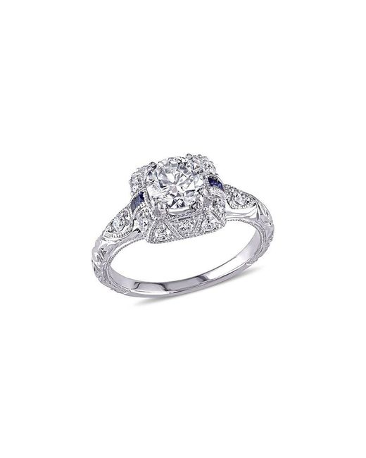 Rina Limor White 14K 1.01 Ct. Tw. Diamond Victorian Ring