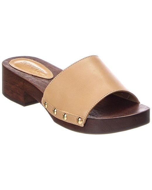 SCHUTZ SHOES Brown Shayla Leather Sandal