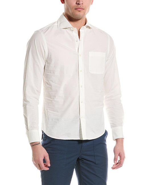 Robert Talbott White Cooper Shirt for men