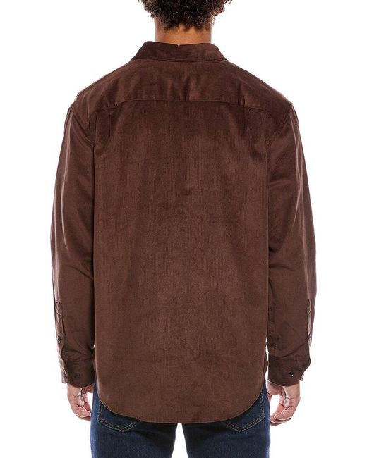 Rag & Bone Brown Mateo Corduroy Shirt for men