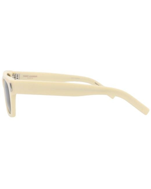 Saint Laurent White Sl402 54Mm Sunglasses
