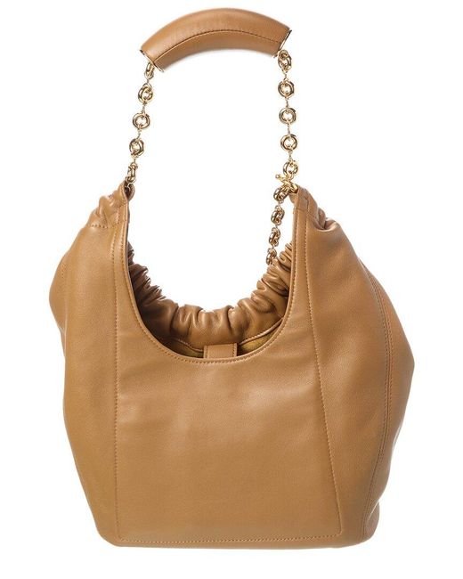 Loewe Brown Squeeze Small Leather Tote