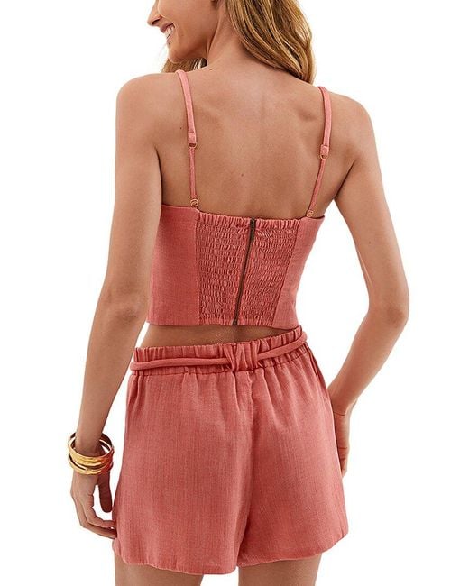ViX Red Solid Cassia Short