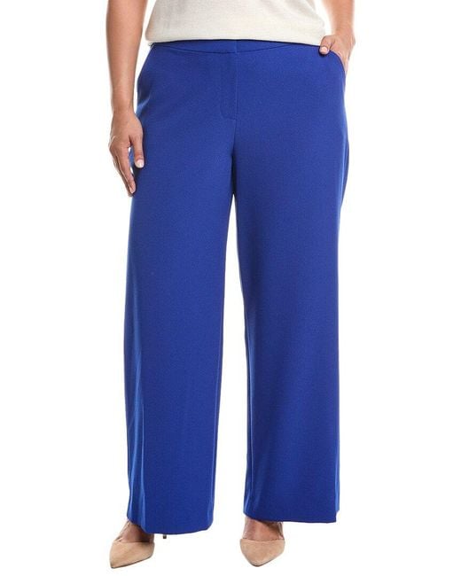 Tahari Blue Plus Pant