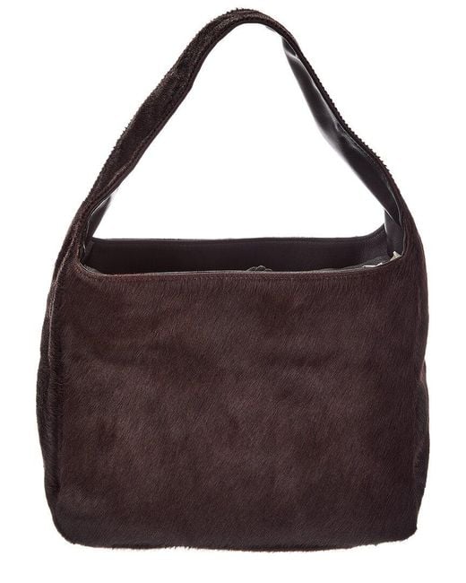 Our Legacy Purple Haircalf Shoulder Bag for men