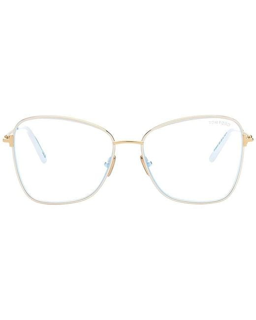 Tom Ford Metallic Ft5906-B 55Mm Optical Frames