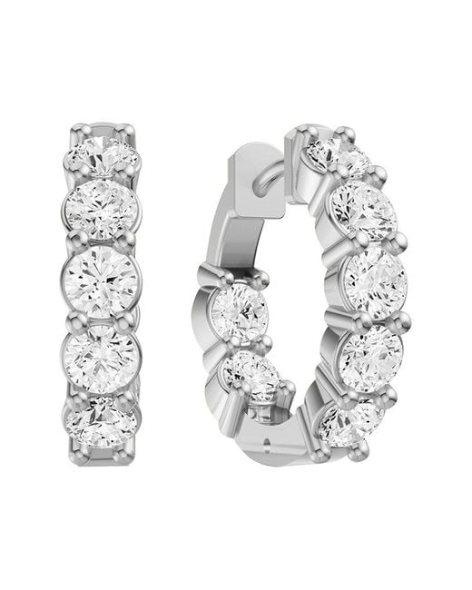 Lab Grown Diamonds White 14K 2.00 Ct. Tw. Lab-Grown Diamond Earrings