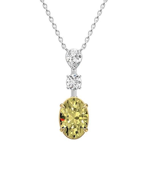 Lab Grown Diamonds Metallic 14K 1.75 Ct. Tw. Lab-Grown Diamond Pendant