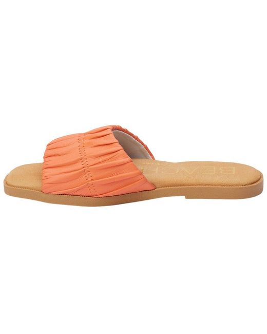 Matisse Orange Viva Leather Sandal
