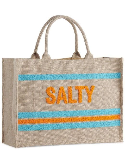 Shiraleah Blue Salty Beach Bag