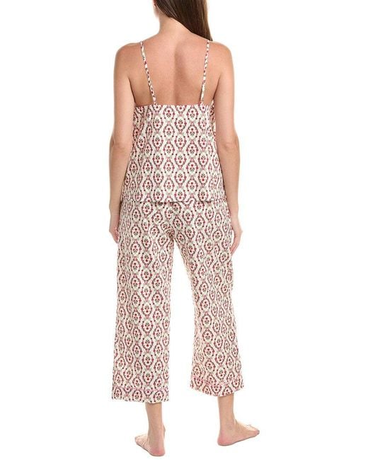 Bedhead Pink 2Pc Cropped Pajama Set