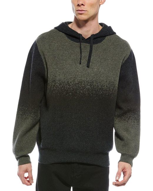 Rag & Bone Green Downing Wool & Cashmere-Blend Hoodie for men