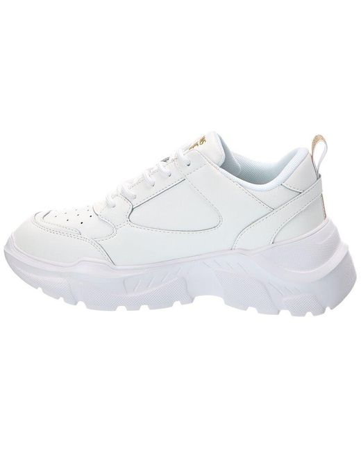 Versace Jeans White Couture Leather Sneaker