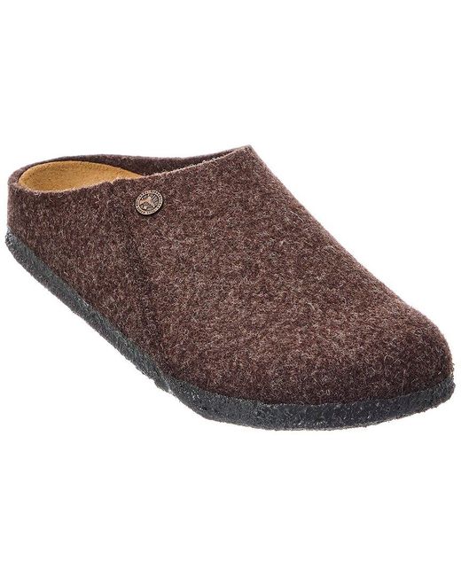 Birkenstock Zermatt Rivet Felt Slipper in Brown for Men Lyst Australia