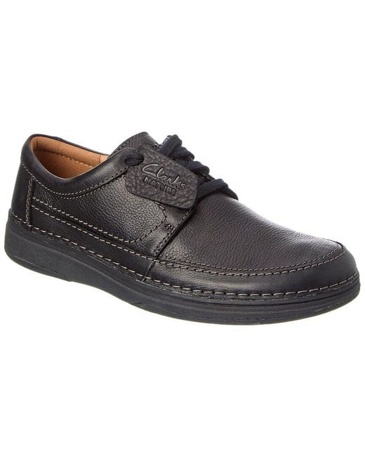 Clarks Black Nature 5 Leather Sneaker for men