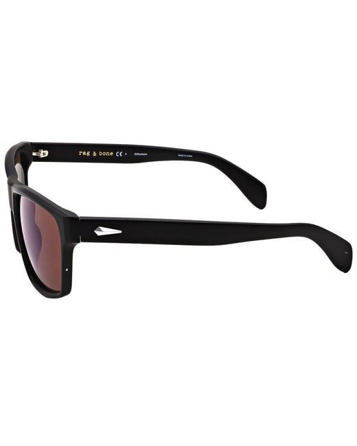 Rag & Bone Black Rnb5048 58Mm Sunglasses for men