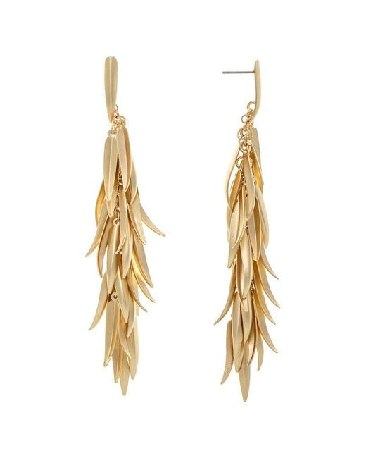 Rivka Friedman Metallic 18k Plated Dangle Earrings
