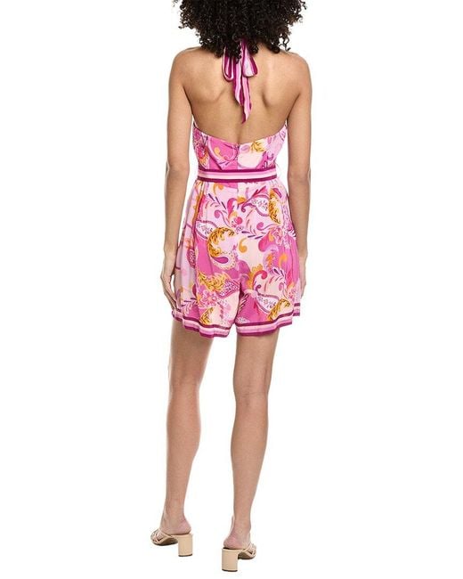 Yumi Kim Red Mariana Romper