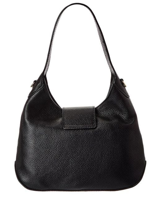 Persaman New York Black Lucia Leather Tote