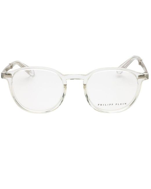 Philipp Plein White Vpp057M 51Mm Optical Frames for men