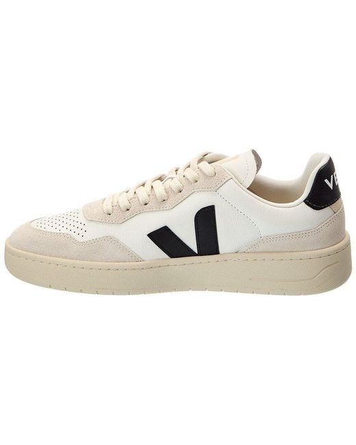 Veja White Leather & Suede Sneaker for men