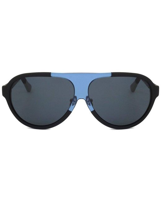 Linda Farrow Blue Kris Van Assche By Linda Farrow Kva33 54mm Sunglasses for men