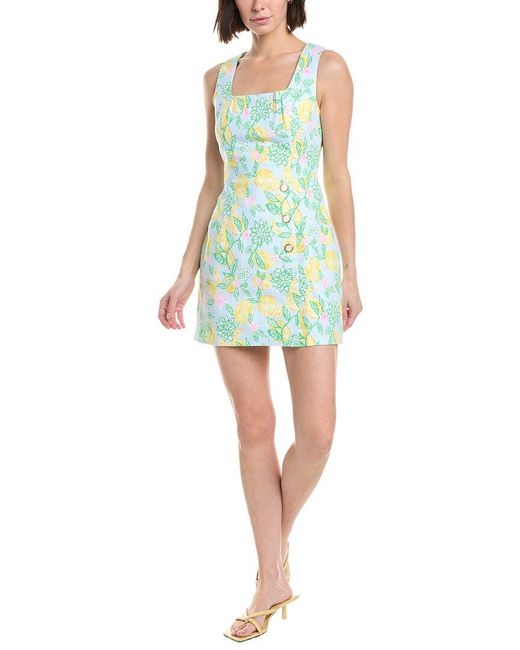 Lilly Pulitzer Green Kalinara Skirted Romper