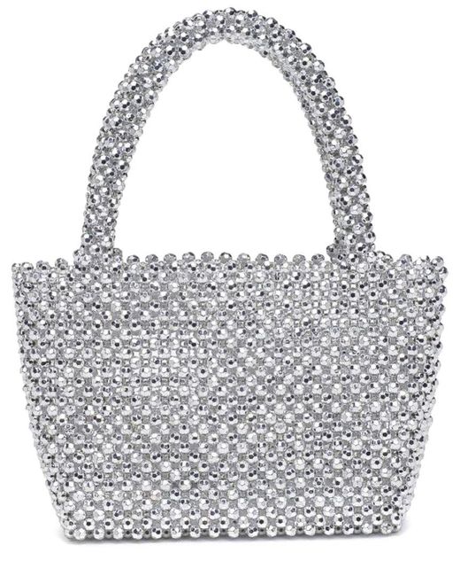 Moda Luxe Gray Donna Evening Bag