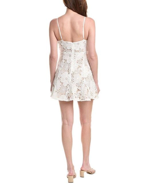 FLORA BEA NYC White Rosario Mini Dress