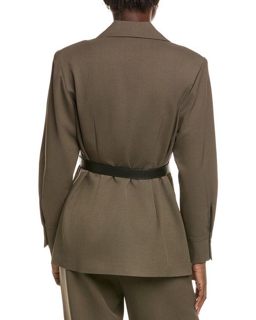 Kenneth Cole Green Soft Belted Jacket