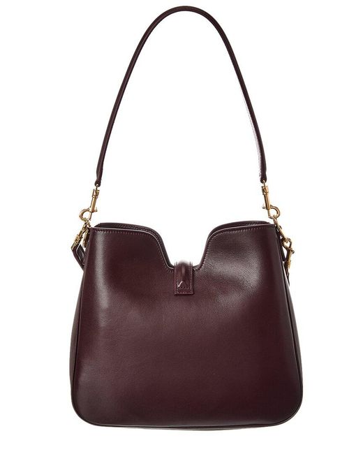 Céline Purple Camille 16 Leather Shoulder Bag