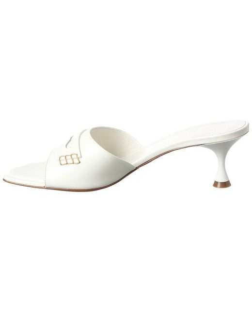 Marni White Moonlight Leather Sandal