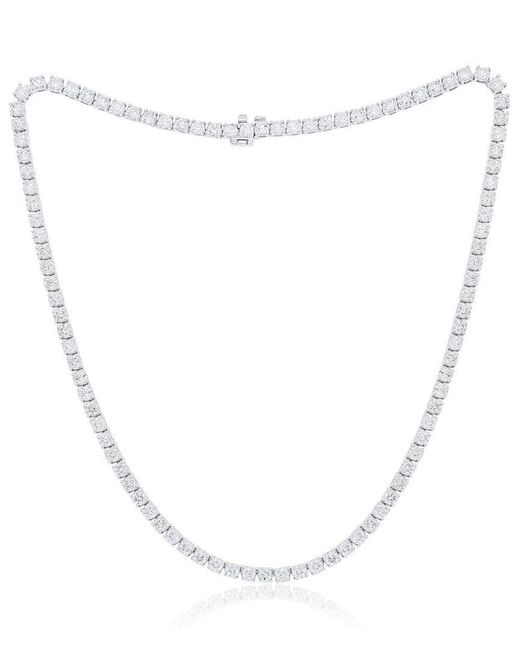 Diana M Multicolor Fine Jewelry 18k 15.15 Ct. Tw. Diamond Necklace