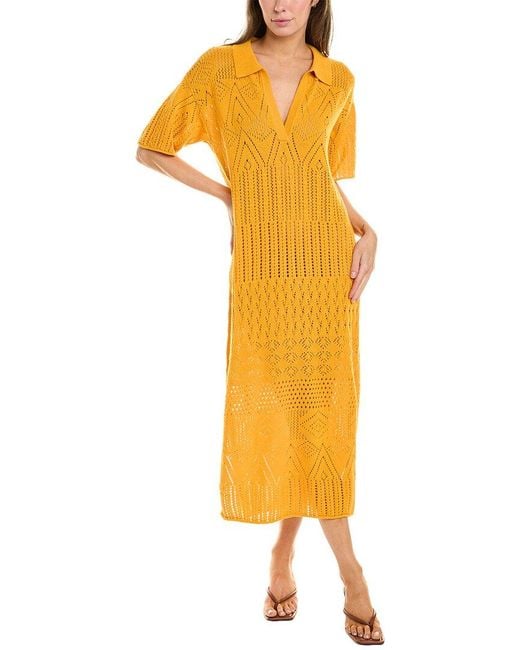 Roberta Roller Rabbit Yellow Vinnie Caftan