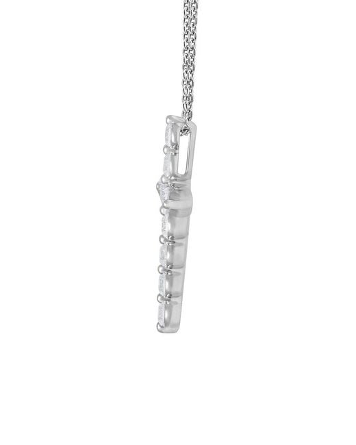 Lab Grown Diamonds White 1.00 Ct. Tw. Lab-Grown Diamond Cross Pendant