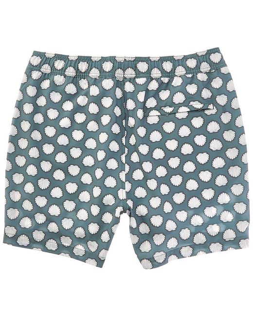 Onia Blue Stretch Volley Swim Short for men